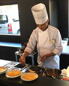 朝食レストラン ラメールでは手作り卵料理をご用意します。