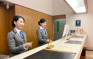 写真:24時間フロント常駐
